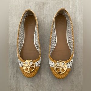 Tory Burch woven ballet flats